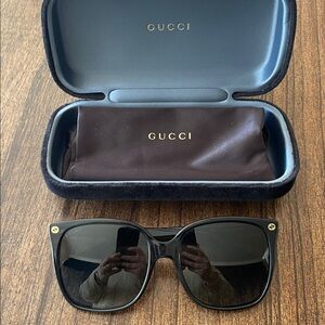 Gucci black sunglasses